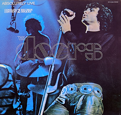 THE DOORS - Absolutely Live  (Canadian and German Releases)  album front cover vinyl record
